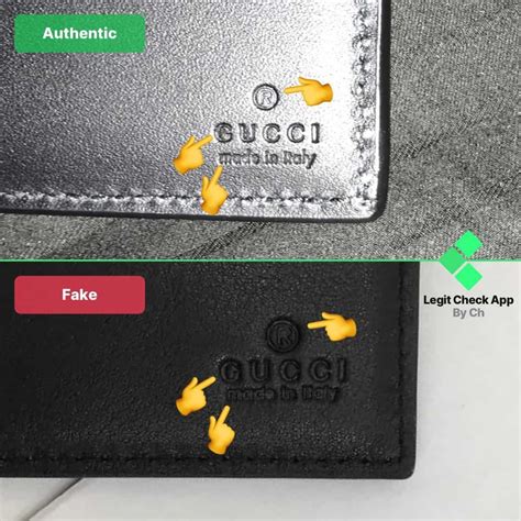 fake vs real gucci wallet|real Gucci men's wallet.